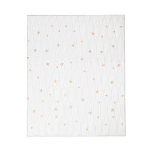Koala Baby Sparkling Dreams Collection 4 Piece Crib Bedding Set White/Gold